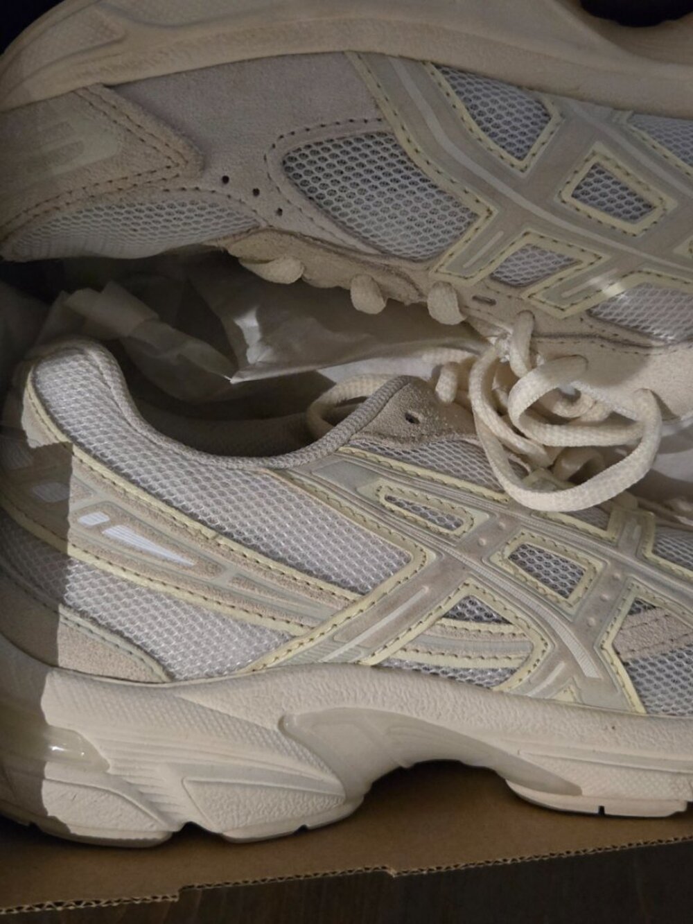 ASICS RUNNING SHOES (White / Birch) - Picture 4 of 8